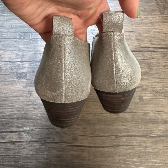 *NINE WEST* Silver x Brown Low-Cut Boots Size 6.5 - Picture 7 of 9